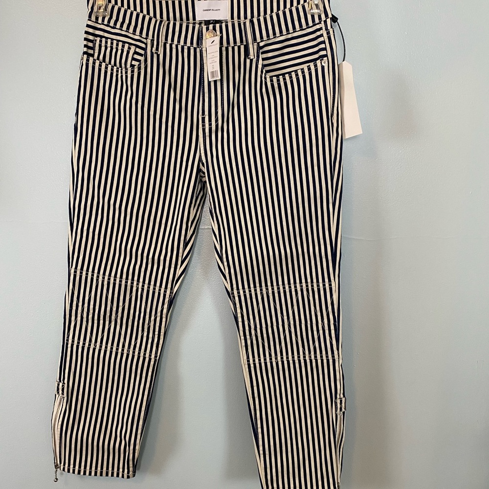 Current/Elliott - The Cropped Lexton - Modern Stripe - Picture 3 of 9